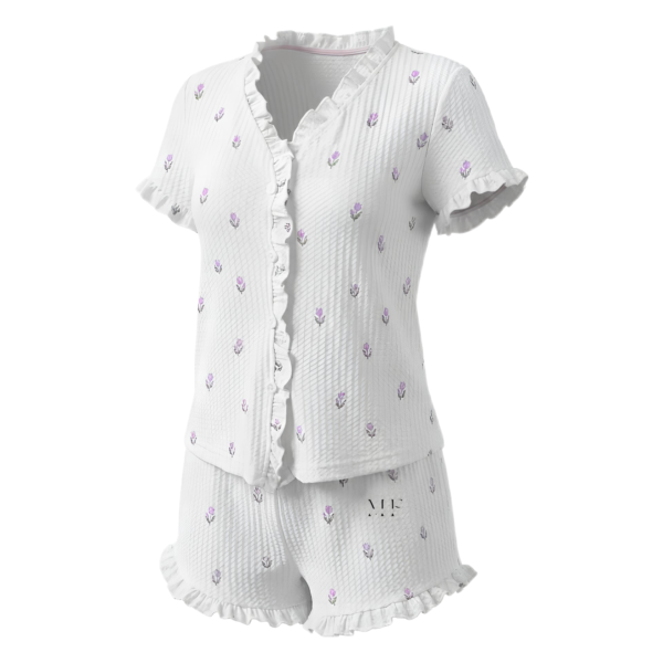 Pyjama chemise-short Y-1231#
