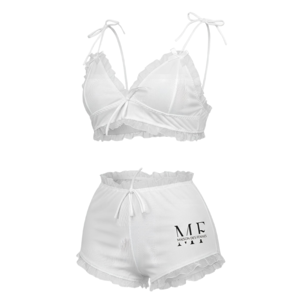 Ensemble short blanc Y-279#