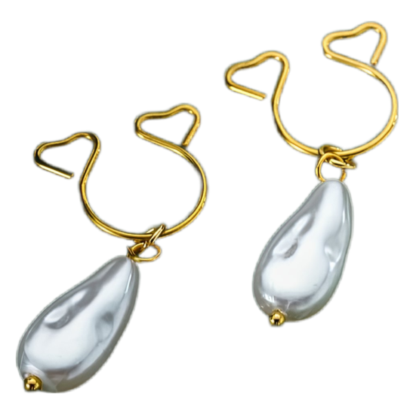 Accessoire Tétons Perle Argent