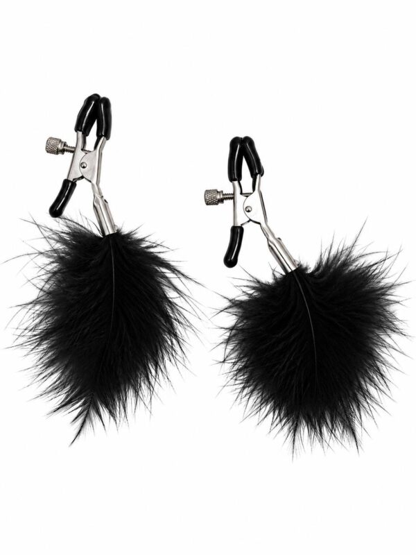 Pinces à mamelons avec plumes
